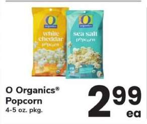 O ORGANICS POPCORN