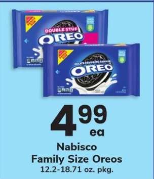 Nabisco Family Size Oreos