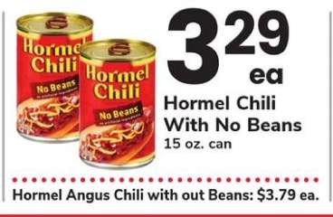 Hormel Chili With No Beans