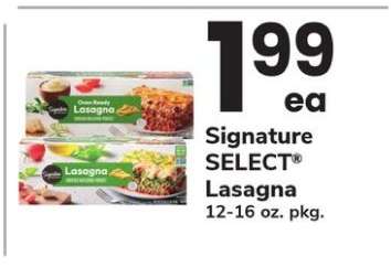 Signature SELECT Lasagna
