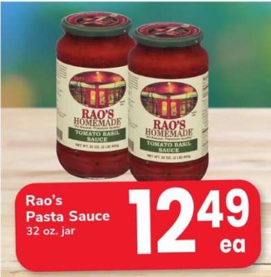 Rao's Pasta Sauce