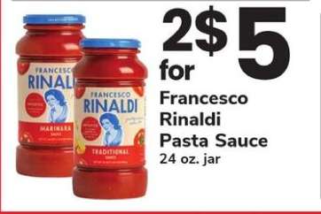 Francesco Rinaldi Pasta Sauce