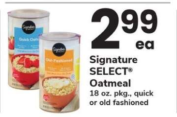 Signature SELECT Oatmeal