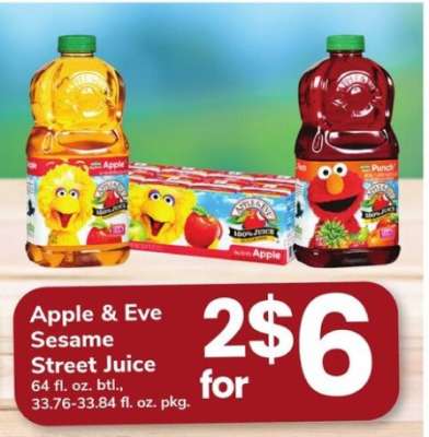 Apple & Eve Sesame Street Juice