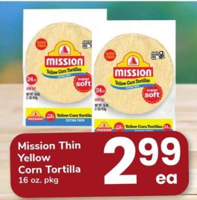 Mission Thin Yellow Corn Tortilla
