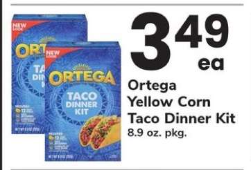 Ortega Yellow Corn Taco Dinner Kit