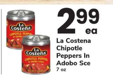 La Costena Chipotle Peppers In Adobo Sce