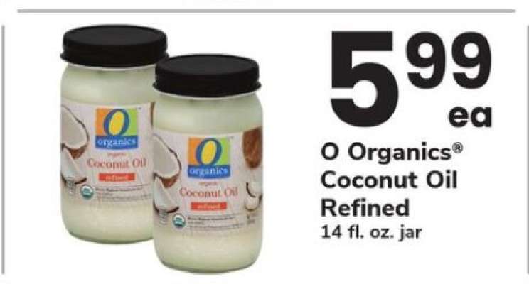 O Organics Coconut Oil Refined