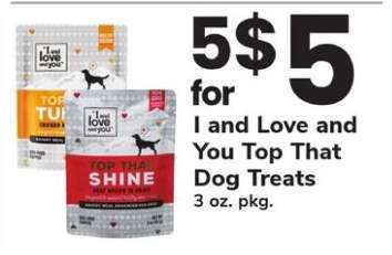 I and Love and You Top That Dog Treats