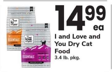 I and Love and You Dry Cat Food