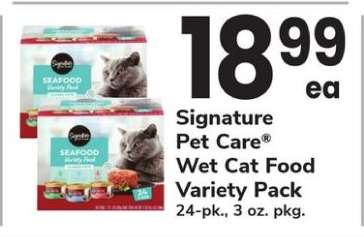 Signature Pet Care Wet Cat Food Variety Pack