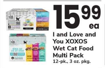 I and Love and You XOXOS Wet Cat Food Multi Pack