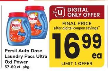 Persil Auto Dose Laundry Pacs Ultra Oxi Power