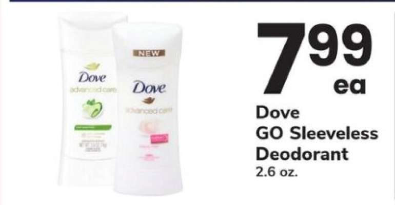 Dove GO Sleeveless Deodorant