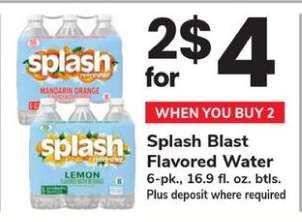 Splash Blast Flavored Water