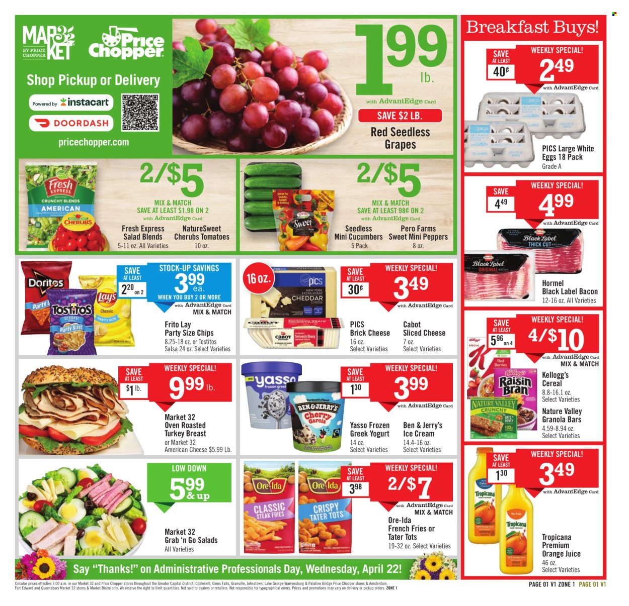 Price Chopper ad - 04/19/2026 - 04/25/2026. Page 1