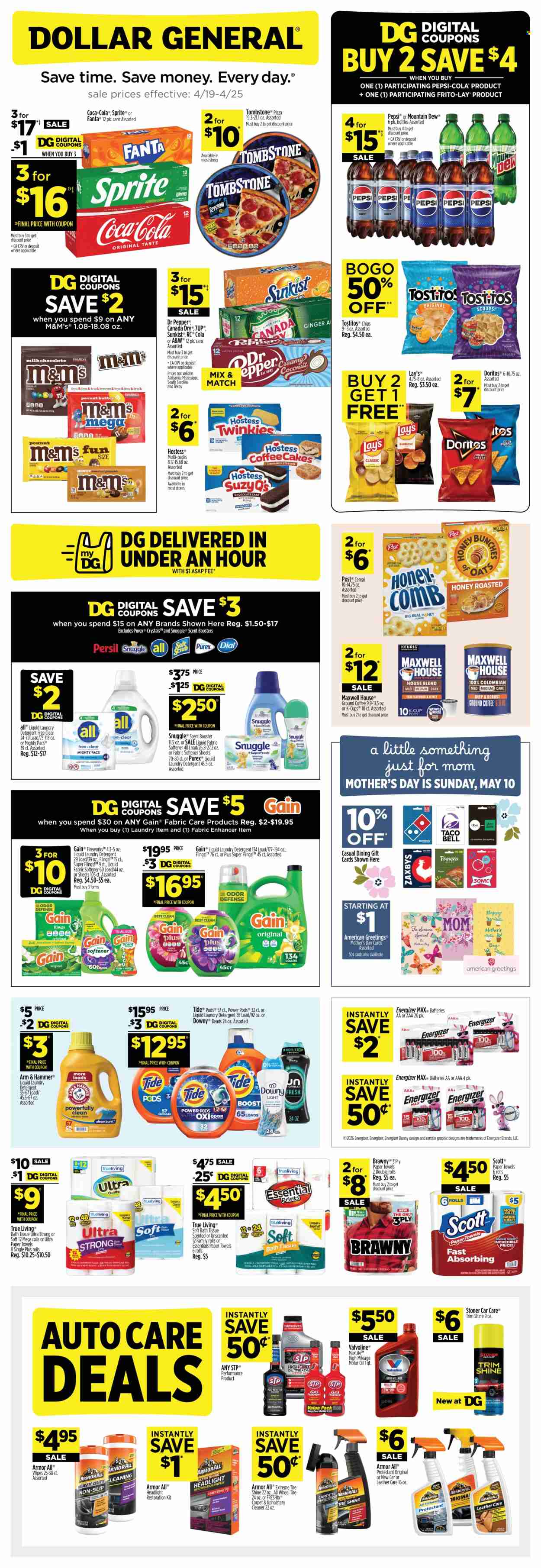 Dollar General ad - 04/19/2026 - 04/25/2026. Page 1