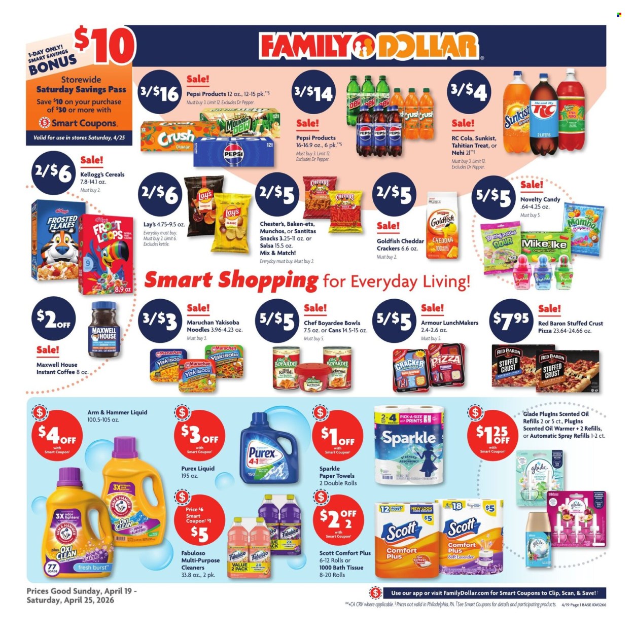 Family Dollar ad - 04/19/2026 - 04/25/2026. Page 1