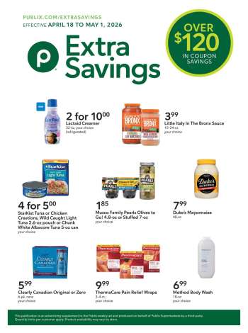 Publix Flyer - 04/18/2026 - 05/01/2026.