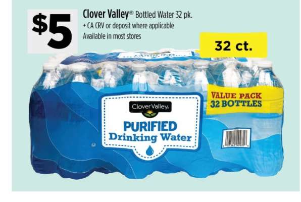 Clover Valley Bottled Water 32 pk.