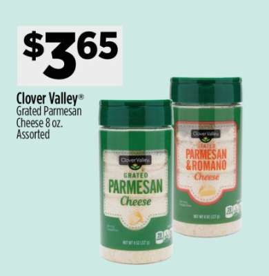 Clover Valley Grated Parmesan Cheese
