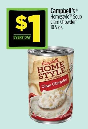 Campbell's® Homestyle™ Soup Clam Chowder