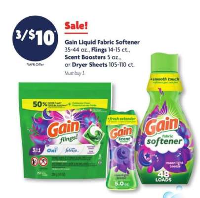 Gain Liquid Fabric Softener