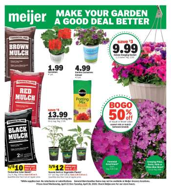 Meijer Flyer - 04/22/2026 - 04/28/2026.