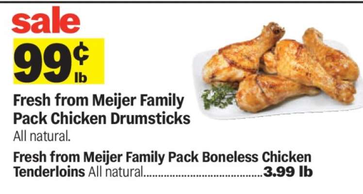 Fresh from Meijer Family Pack Chicken Drumsticks