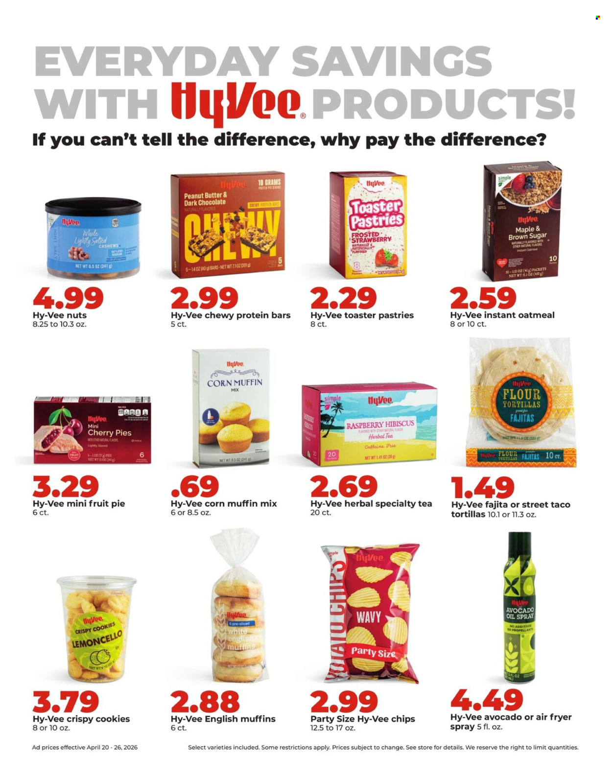 Hy-Vee ad - 04/20/2026 - 04/26/2026. Page 19