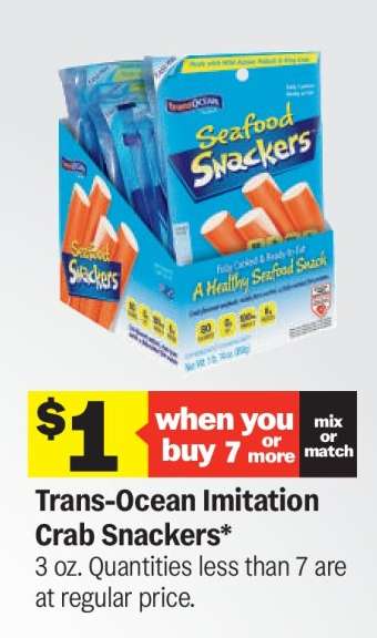 Trans-Ocean Imitation Crab Snackers*