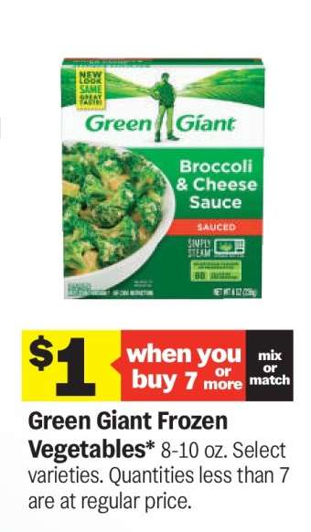 Green Giant Frozen Vegetables*