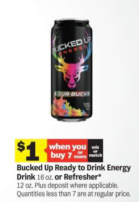 Bucked Up Ready to Drink Energy Drink