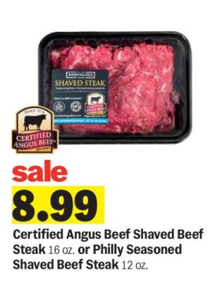 Certified Angus Beef Shaved Beef Steak