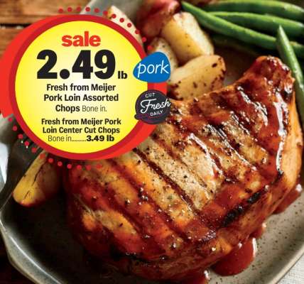 Fresh from Meijer Pork Loin Assorted Chops