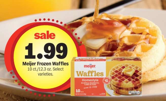 Meijer Frozen Waffles