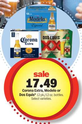 Corona Extra, Modelo or Dos Equis