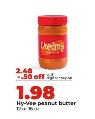 Hy-Vee peanut butter