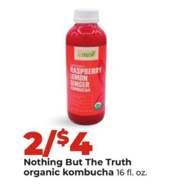 Nothing But The Truth organic kombucha