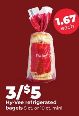 Hy-Vee refrigerated bagels