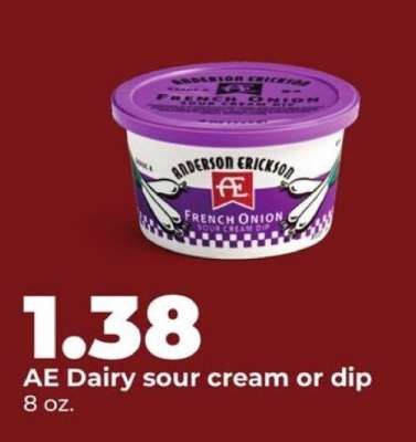 AE Dairy sour cream or dip