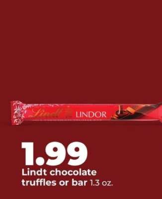 Lindt chocolate truffles or bar