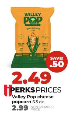 Valley Pop cheese popcorn