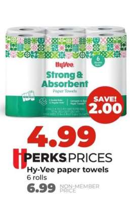 Hy-Vee paper towels