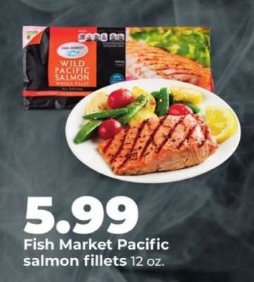 Fish Market Pacific salmon fillets