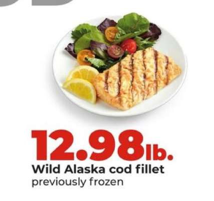 Wild Alaska cod fillet