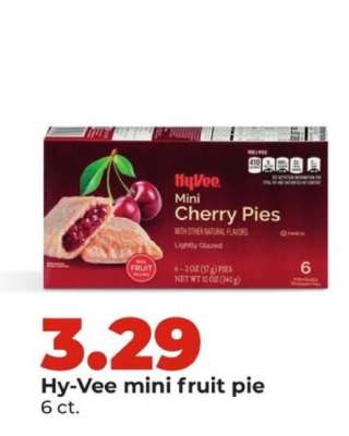 Hy-Vee mini fruit pie