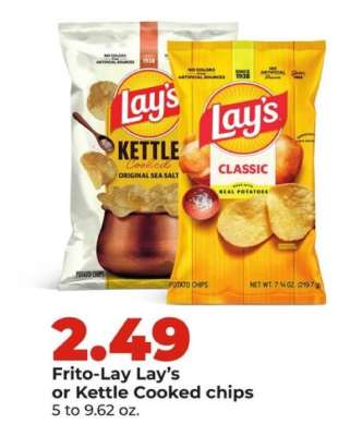 Frito-Lay Lay's or Kettle Cooked chips