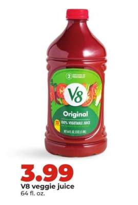 V8 veggie juice