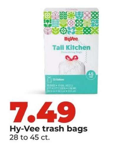 Hy-Vee trash bags